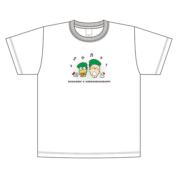 『しろたん×はぴだんぶい』Tシャツ けろけろけろっぴ Mサイズ