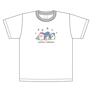 『しろたん×はぴだんぶい』Tシャツ タキシードサム Mサイズ