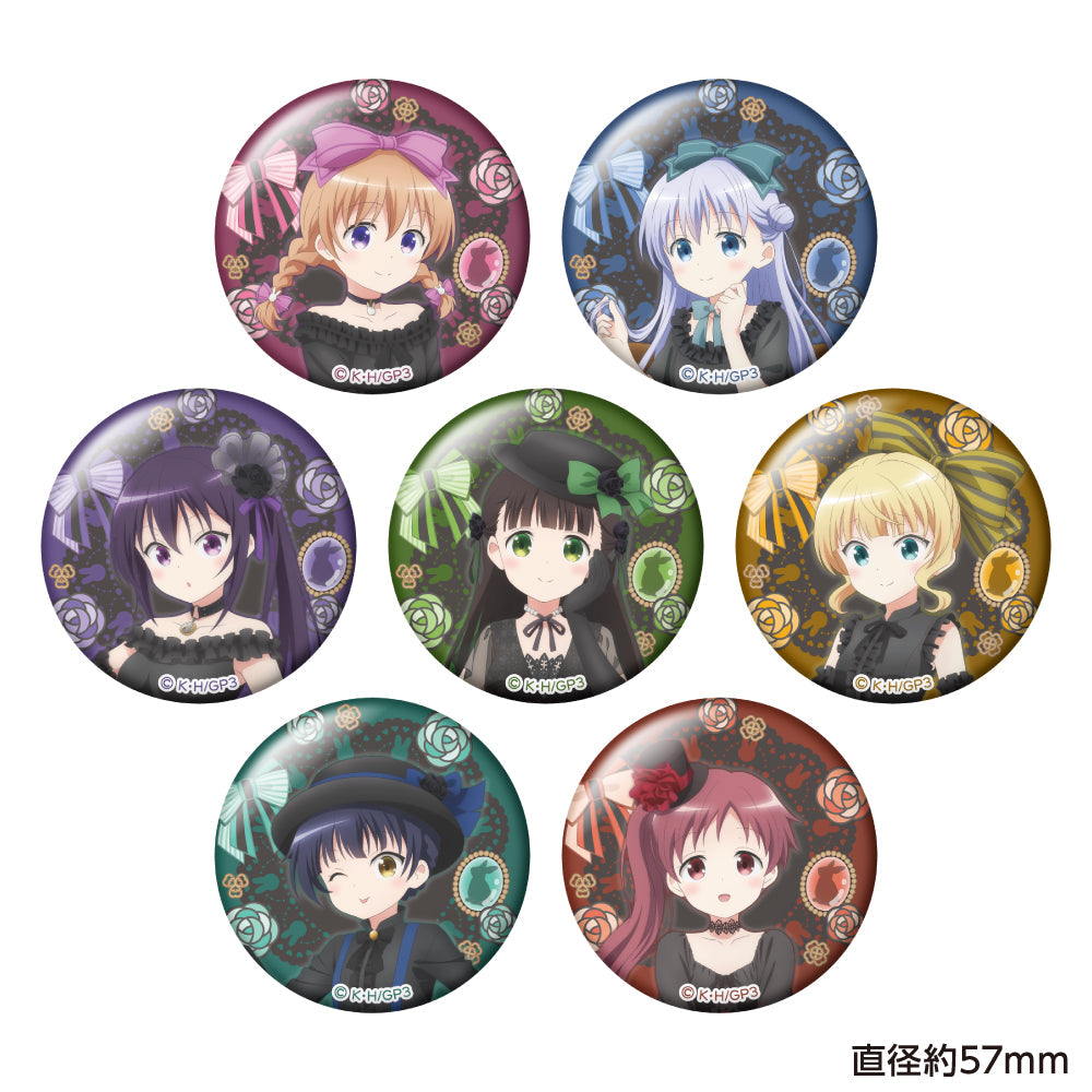 ご注文はうさぎですか? BLOOM』トレーディングラメ入り缶バッジ