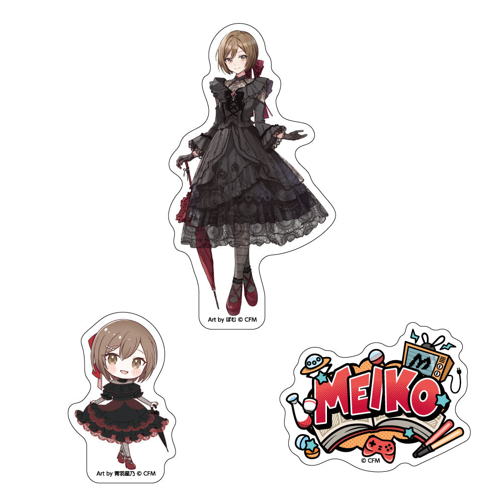 『初音ミク』ステッカー3枚セット akiba culture fashion MEIKO