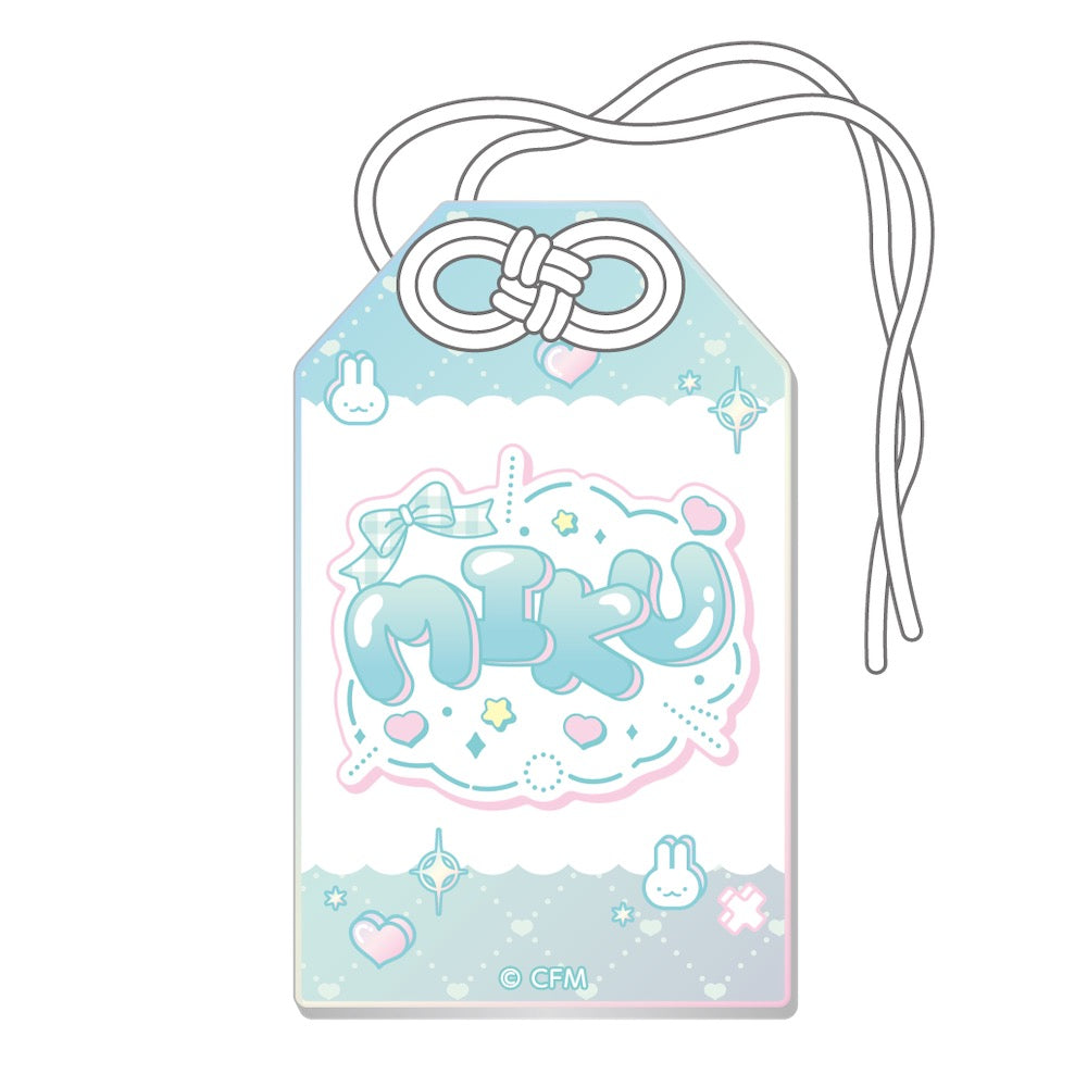 『初音ミク 秋葉原フェスティバル2025』お守り風オーロラアクリルストラップ コンセプトカフェVer. 初音ミク