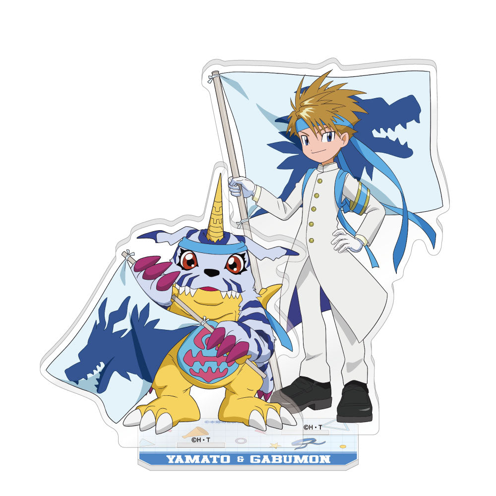 デジモンアドベンチャー』アクリルスタンド_武之内空&ピヨモン_ 食べ物