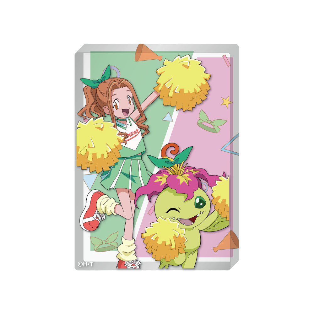 デジモンアドベンチャー』アクリルスタンド_武之内空&ピヨモン_ 食べ物
