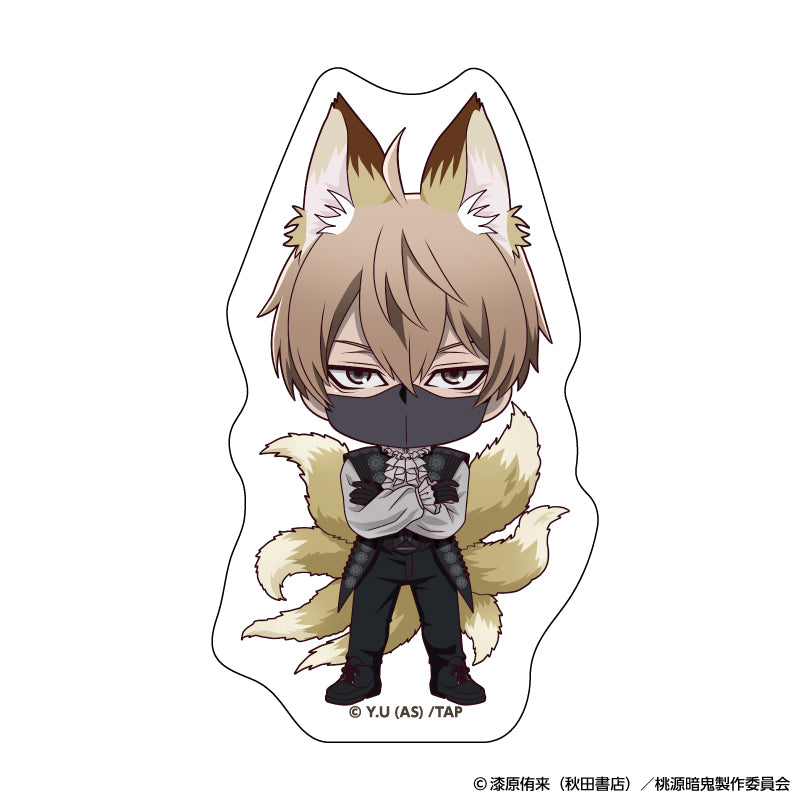 『桃源暗鬼』ダイカットステッカー 人狼デフォルメ (皇后崎 迅)