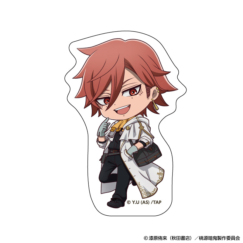 『桃源暗鬼』ダイカットステッカー 人狼デフォルメ (花魁坂 京夜)