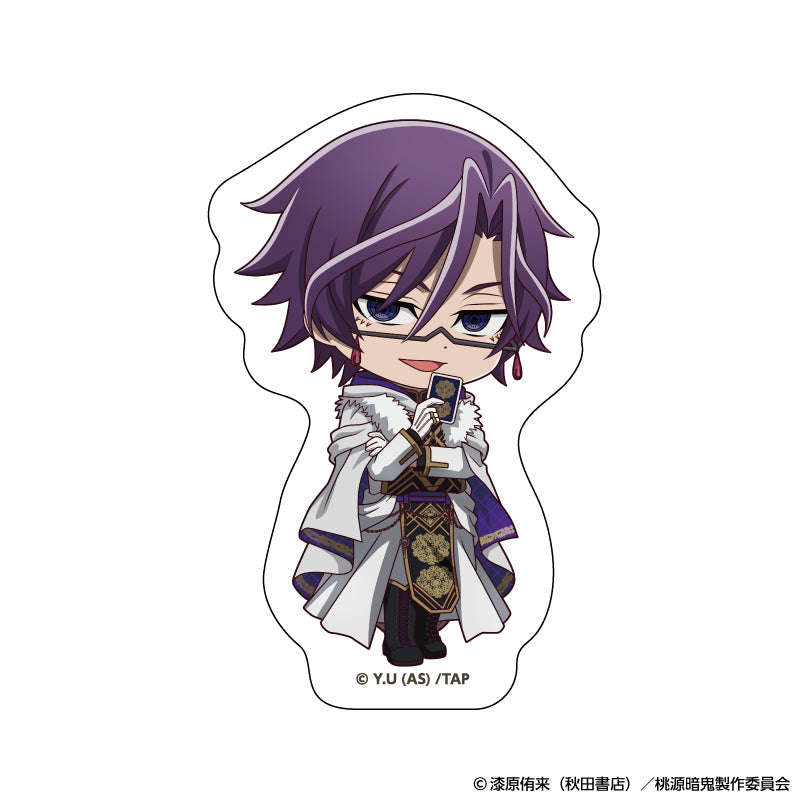 『桃源暗鬼』ダイカットステッカー 人狼デフォルメ (桃華 月詠)