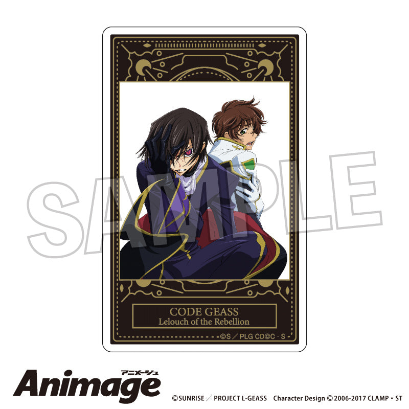 『コードギアス 反逆のルルーシュ』Animageアクリルカード B【202506再販】