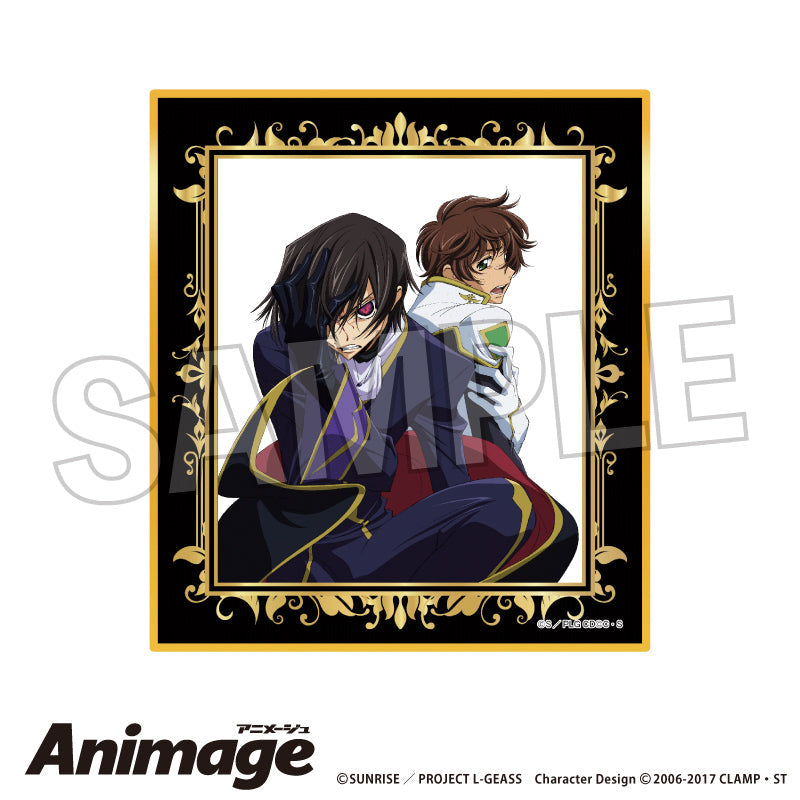 『コードギアス 反逆のルルーシュ』Animageギラギラ色紙 B【202506再販】