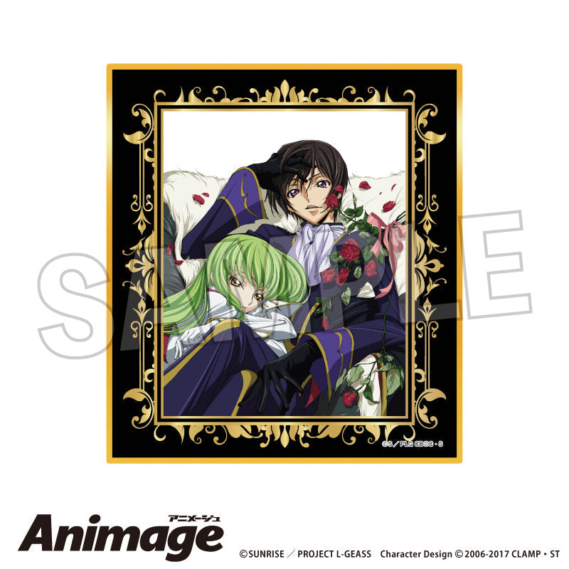 『コードギアス 反逆のルルーシュ』Animageギラギラ色紙 C【202506再販】