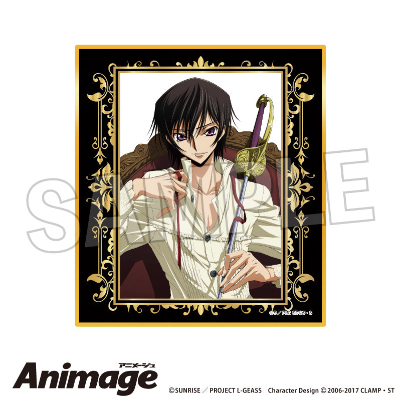 『コードギアス 反逆のルルーシュ』Animageギラギラ色紙 E【202506再販】