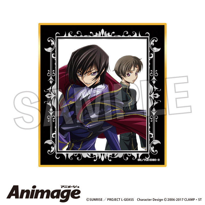 『コードギアス 反逆のルルーシュ』Animageギラギラ色紙 F【202506再販】