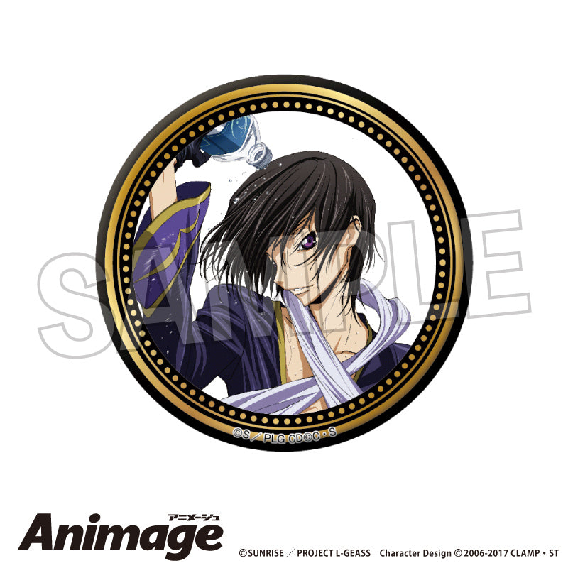 コードギアス 反逆のルルーシュ』Animageギラギラ缶バッジ D
