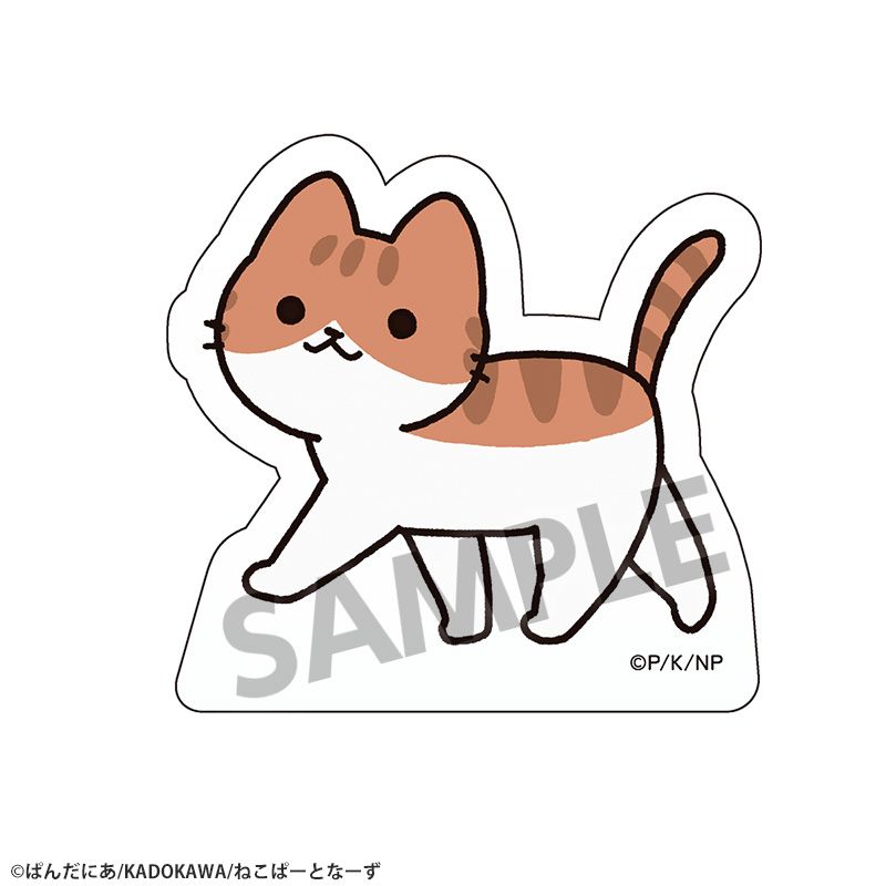 『うごく!ねこむかしばなし』アクリルマスコット チャトラ