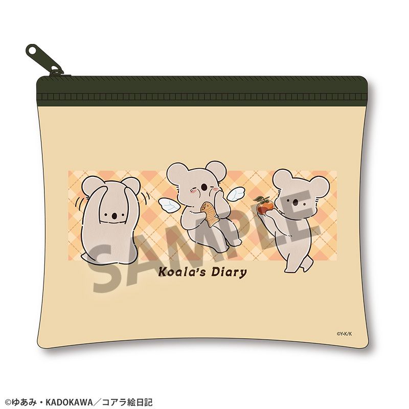 『コアラ絵日記』ミニクリアフラットポーチ