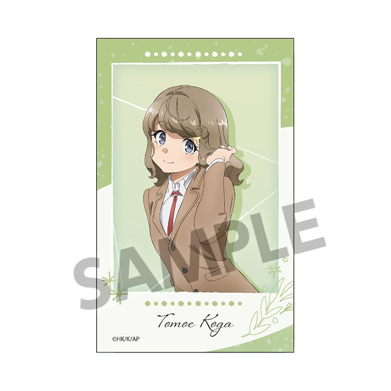 『青春ブタ野郎はサンタクロースの夢を見ない』インスタントフォト風ステッカー 古賀朋絵