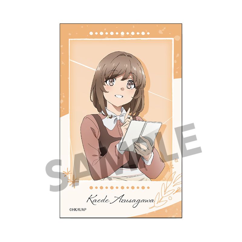 『青春ブタ野郎はサンタクロースの夢を見ない』インスタントフォト風ステッカー 梓川花楓