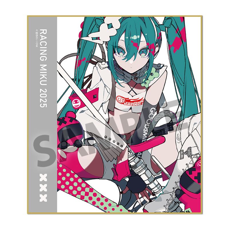 『レーシングミク』2025 Rd.1 OKAYAMA Ver. ミニ色紙