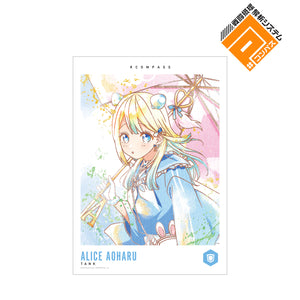 『#コンパス 戦闘摂理解析システム』⻘春アリス Ani-Art aqua label A3マット加工ポスター