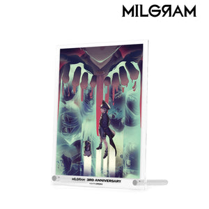 『MILGRAM -ミルグラム-』描き下ろしイラスト 3rd Anniversary ver. A5アクリルパネル【202406再販】