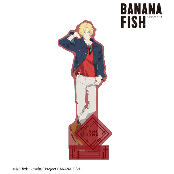 『BANANA FISH』描き下ろしイラスト アッシュ‧リンクス デニムver. パーツ付きカラー BIGアクリルスタンド