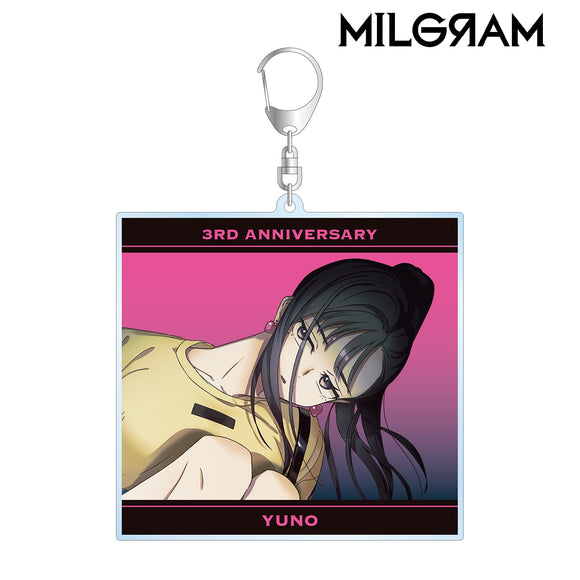 『MILGRAM -ミルグラム-』描き下ろしイラスト ユノ 3rd Anniversary ver. BIGアクリルキーホルダー【202406再販】