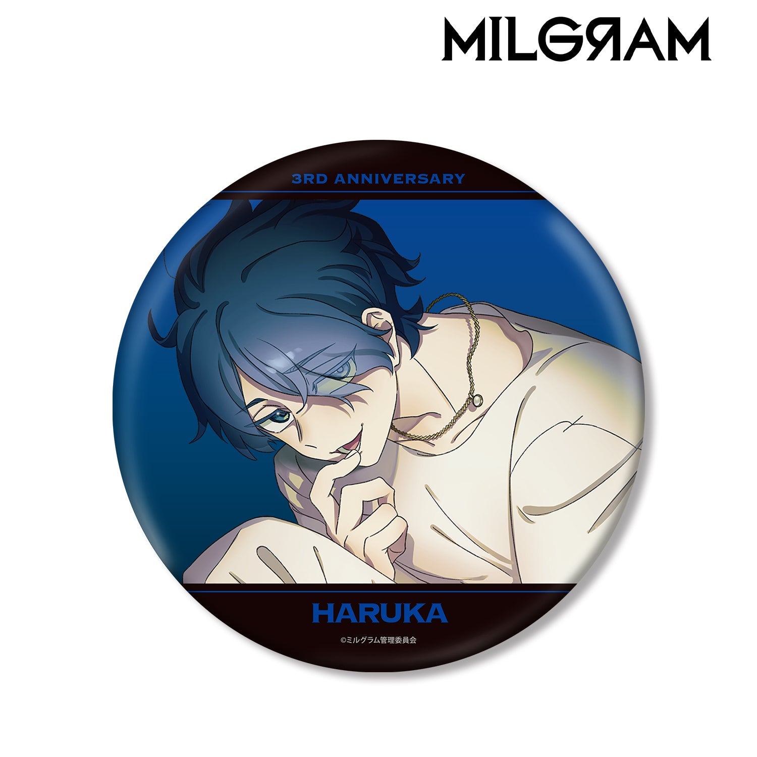MILGRAM ミルグラム ハルカ 缶バッジ 5周年 グリッター ロフト MILGRAM -ミルグラム-』 5th Anniversary POP UP STORE in