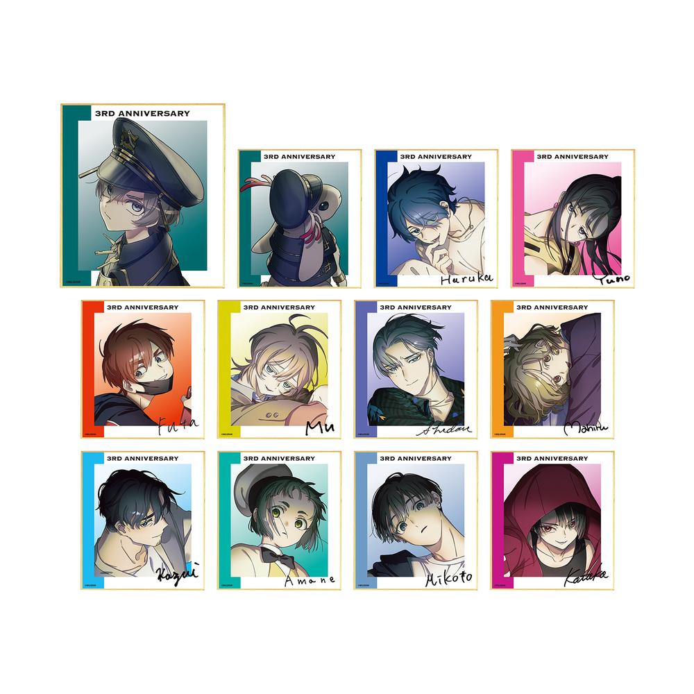 『MILGRAM -ミルグラム-』描き下ろしイラスト 3rd Anniversary ver. トレーディングミニ色紙(単位/BOX)【202510再販】