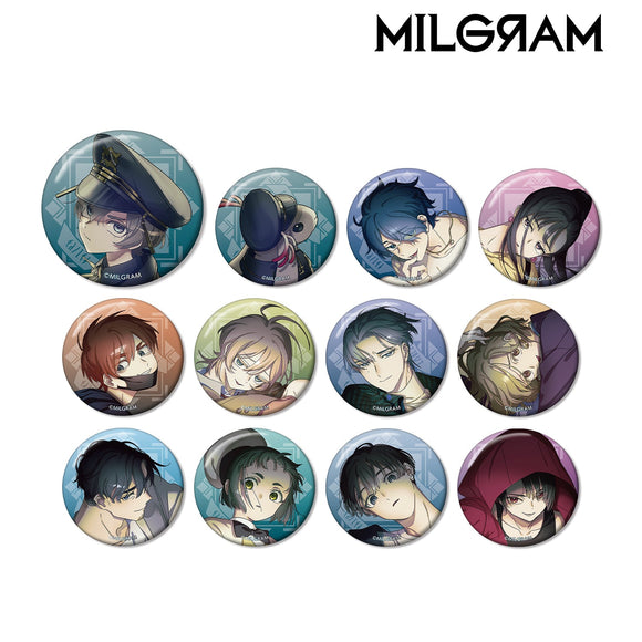 『MILGRAM -ミルグラム-』描き下ろしイラスト 3rd Anniversary ver. トレーディング缶バッジ (全12種) BOX【202406再販】