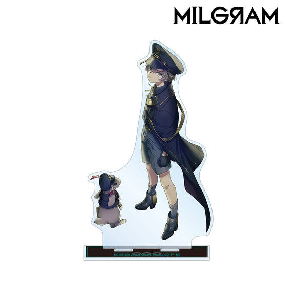 『MILGRAM -ミルグラム-』描き下ろしイラスト エス&ジャッカロープ 3rd Anniversary ver. 特大アクリルスタンド