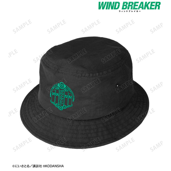 『WIND BREAKER』防風鈴 刺繍バケットハット