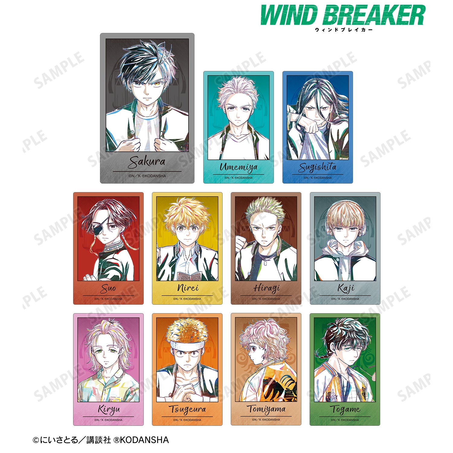 WIND BREAKER』トレーディング Ani-Art カードステッカー(全11種) BOX 
