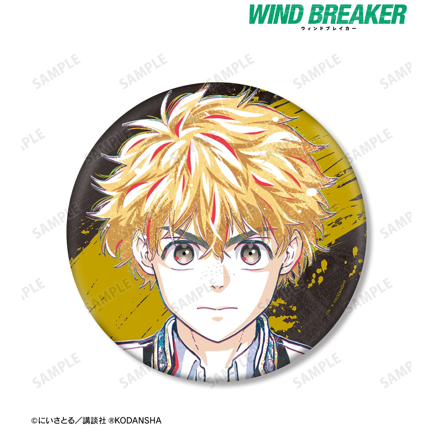 バッジ・ビンズ<br> 柘浦大河 「WIND BREAKER×#推しとアメ 名札風