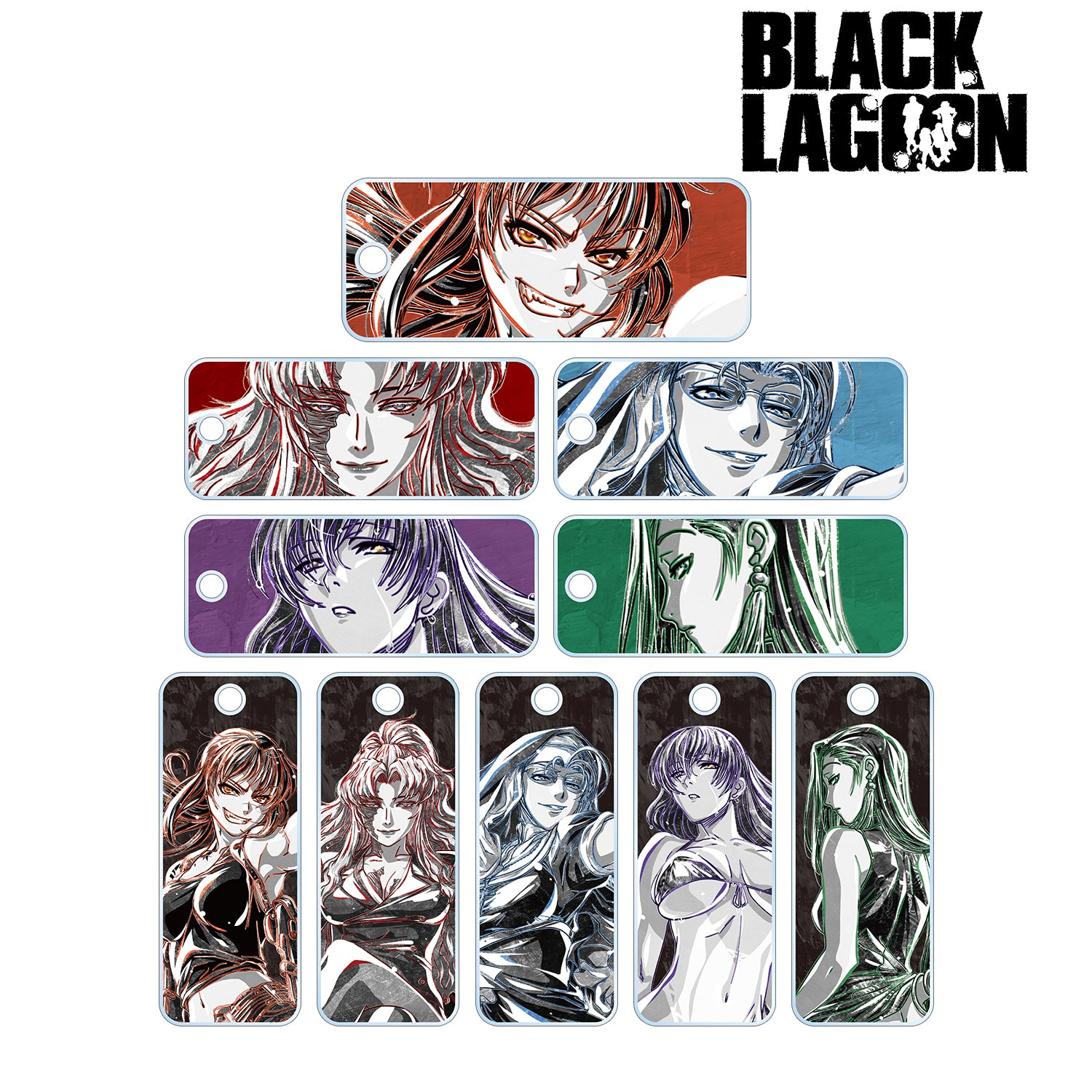 BLACK LAGOON』トレーディング Ani-Art BLACK LABEL アクリルキータグ