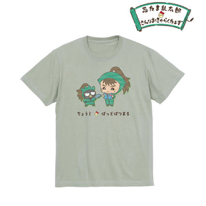 『忍たま乱太郎×サンリオキャラクターズ』中在家⻑次×バッドばつ丸 Tシャツ (メンズ/レディース)