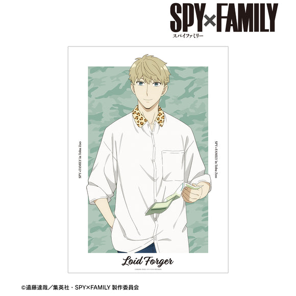 『SPY×FAMILY』東武動物公園コラボ 描き下ろしイラスト ロイド‧フォージャー アニマル柄ver. A3マット加工ポスター