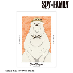 『SPY×FAMILY』東武動物公園コラボ 描き下ろしイラスト ボンド‧フォージャー アニマル柄ver. A3マット加工ポスター