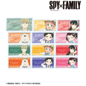 『SPY×FAMILY』東武動物公園コラボ 描き下ろしイラスト アニマル柄ver. トレーディングアクリルネームプレート BOX