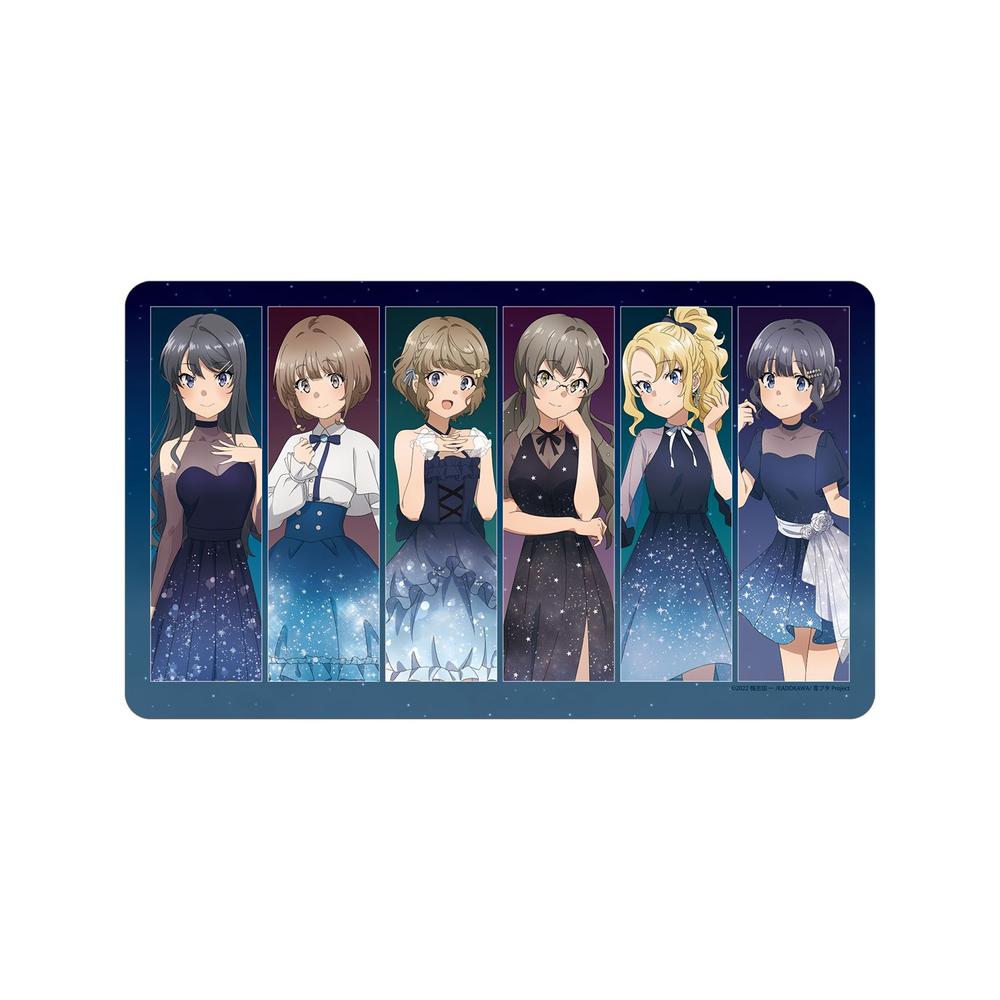 『青春ブタ野郎はおでかけシスターの夢を見ない』描き下ろしイラスト 集合 星空ドレスver. マルチデスクマット【202604再販】