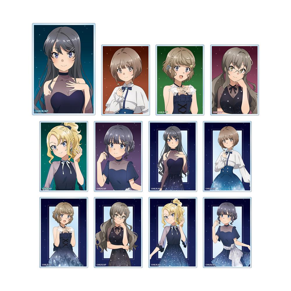 『青春ブタ野郎はおでかけシスターの夢を見ない』描き下ろしイラスト 星空ドレスver. トレーディングアクリルカード(単位/BOX)【202507再販】