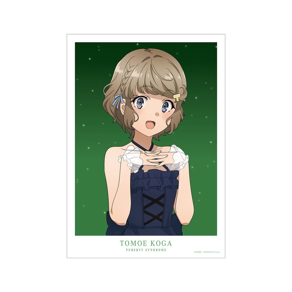 『青春ブタ野郎はおでかけシスターの夢を見ない』描き下ろしイラスト 古賀朋絵 星空ドレスver. A3マット加工ポスター【202509再販】