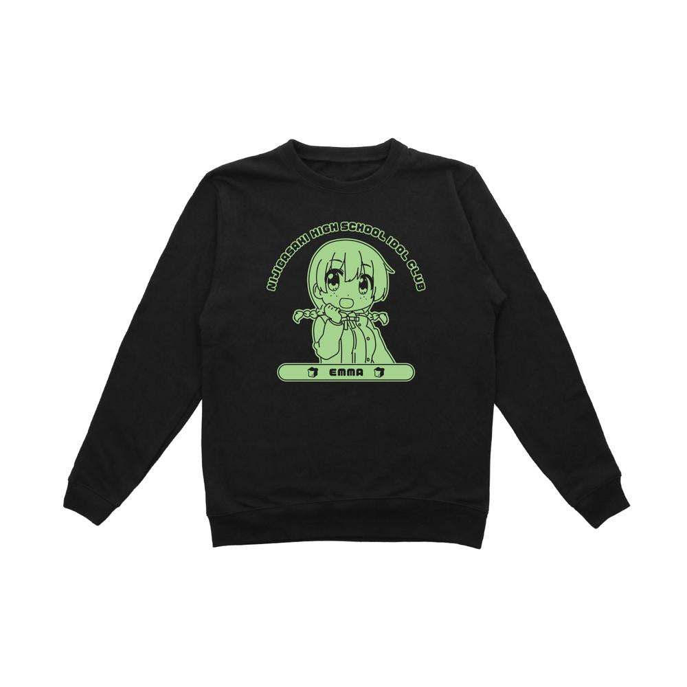 『にじよん あにめーしょん』エマ・ヴェルデ カレッジトレーナーレディース【202505再販】