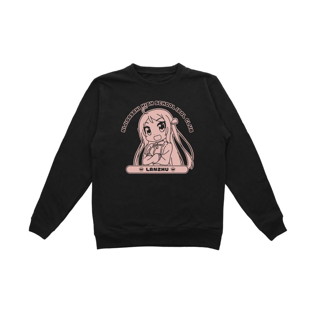 『にじよん あにめーしょん』鐘 嵐珠 カレッジトレーナーメンズ【202505再販】