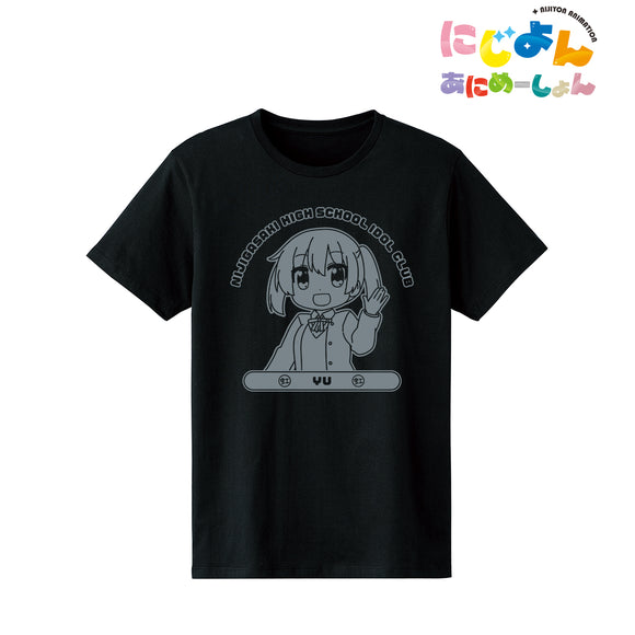 『ラブライブ！虹ヶ咲学園スクールアイドル同好会』にじよん あにめーしょん ⾼咲 侑 カレッジTシャツ(メンズ/レディース)