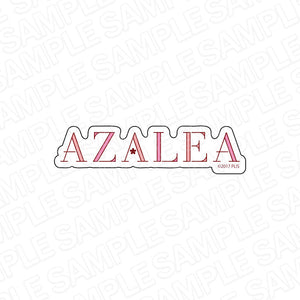 『ラブライブ！サンシャイン!!』 ダイカットステッカー　AZALEA