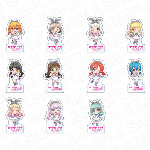 『ラブライブ！スーパースター!!』アクリルブロック ティーサロンメイド デフォルメ ver セット