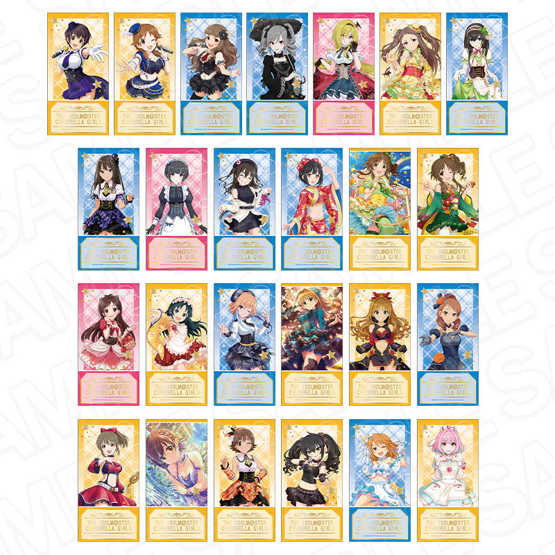 アイドルマスター シンデレラガールズ』チケット風カード(ブラインド
