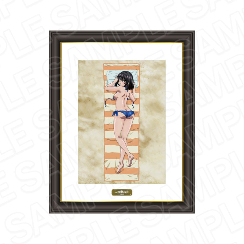 ストライク・ザ・ブラッド メモリアルアート姫柊雪菜 浜辺でサンオイル ver ストライク・ザ・ブラッドFINAL』メモリアルアート 姫柊 雪菜 浜辺で