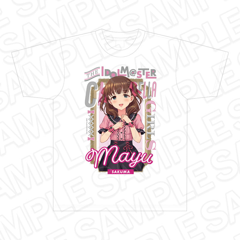 『アイドルマスター シンデレラガールズ』フルカラーTシャツ 佐久間まゆ サブカルファッション ver.