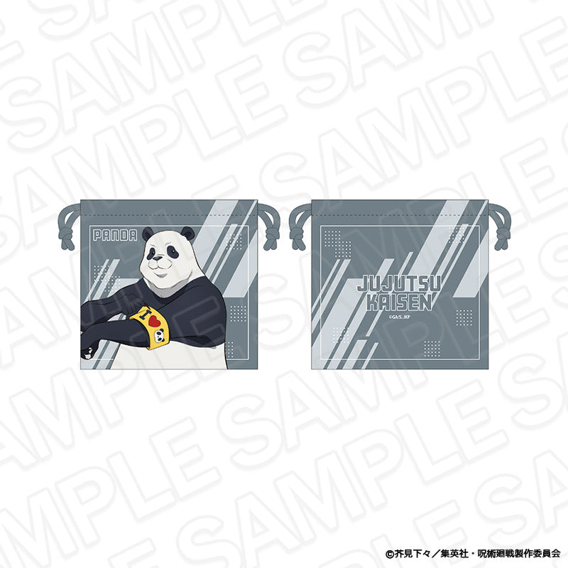 『呪術廻戦』巾着 パンダ Morning ver.
