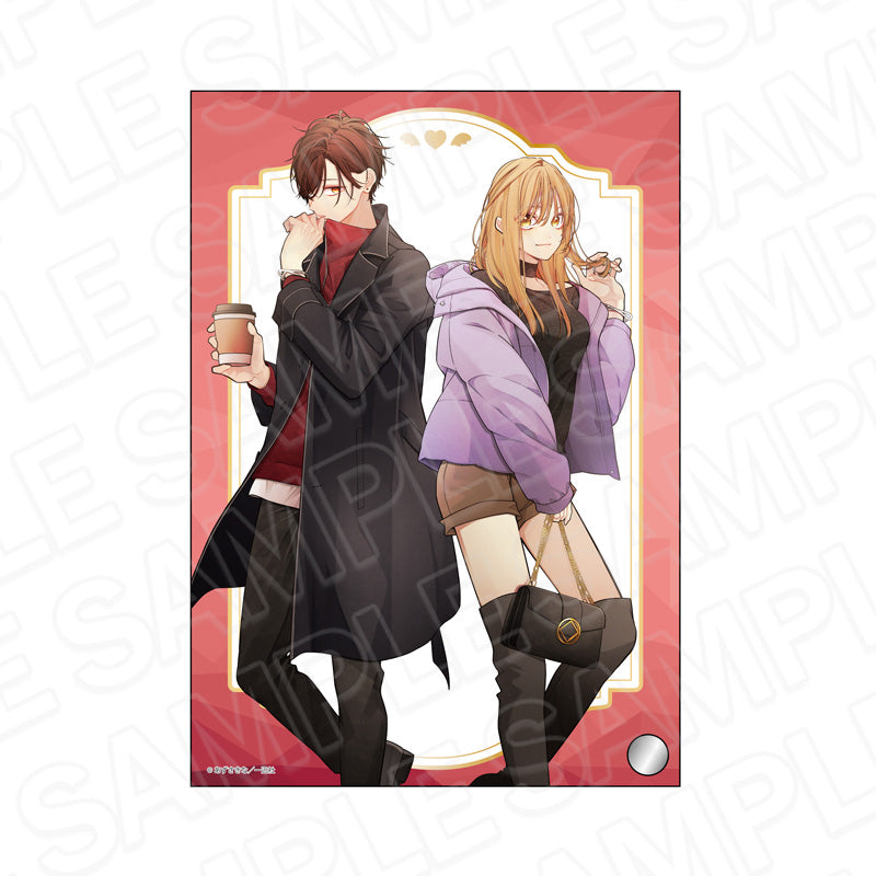 『姉ちゃんの友達がうざい話』ミニアクリルアート 三澄尚&生田瀬那 待ち合わせ ver.